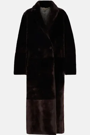 Nour Hammour Samara shearling coat