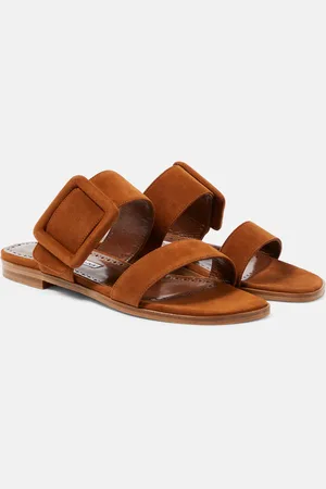 Manolo Blahnik Titubaflat suede sandals