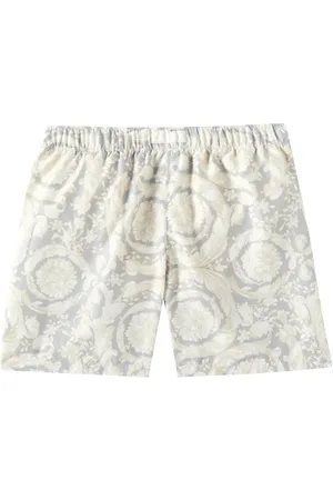 VERSACE Printed swim shorts