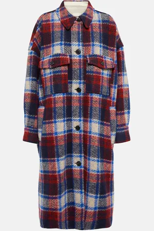 Marant Etoile Fontizi checked coat