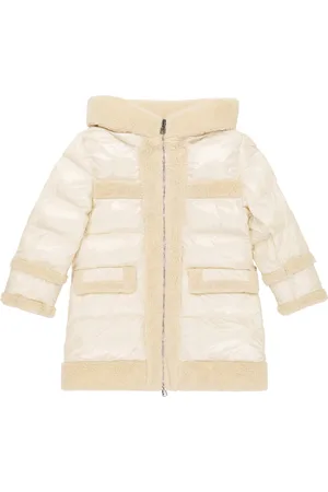 Woolrich Faux shearling-trimmed puffer coat