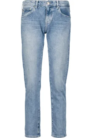 AG Jeans Ex-boyfriend mid-rise slim jeans