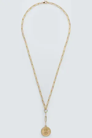 Foundrae Karma 18kt chain necklace with diamond