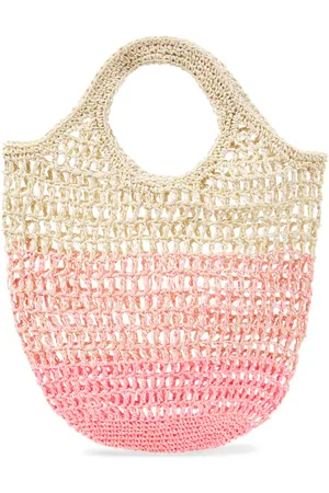 Molo Vega straw shoulder bag