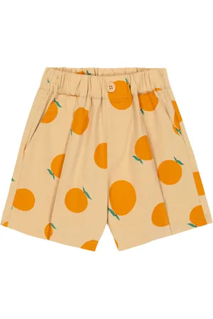 Jelly Mallow Orange Pintuck shorts