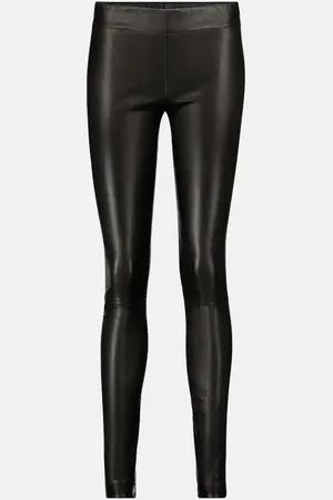 The Row Moto leather leggings