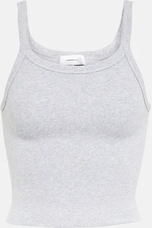 WARDROBE.NYC X Hailey Bieber cotton-blend tank top