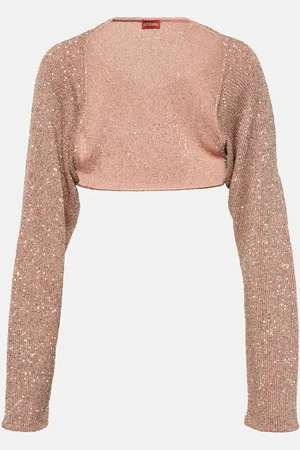 Altuzarra Alimia metallic knit shrug