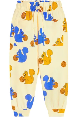 Mini Rodini Squirrels cotton jersey sweatpants