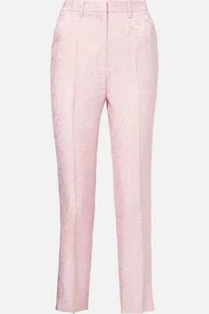 Etro Paisley cropped slim pants