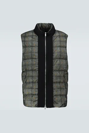 UNDERCOVER Checked padded vest