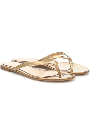 Gianvito Rossi Calypso leather thong sandals