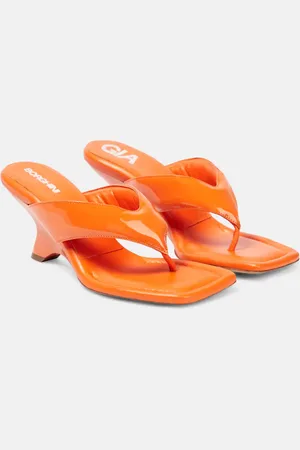 Gia Borghini Gia 6 leather thong sandals