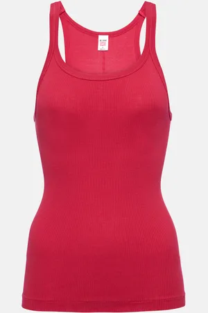 RE/DONE Ribbed-knit cotton jersey tank top