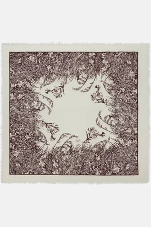 Loro Piana Campo Di Lino Fiorito cashmere and silk scarf