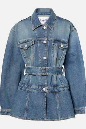 Alaïa Peplum denim jacket