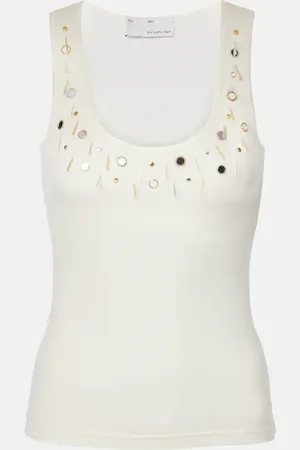 XU ZHI Embellished tank top