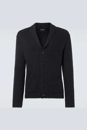 Tom Ford Ribbed-knit wool and silk cardigan