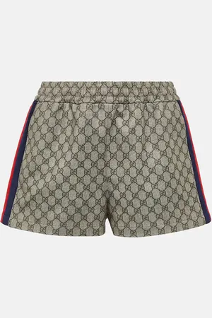 Gucci Web Stripe GG jersey shorts