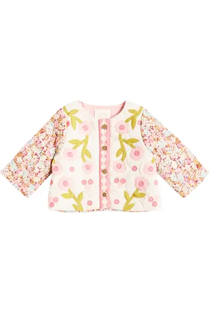 Louise Misha Baby Orisha printed cotton jacket