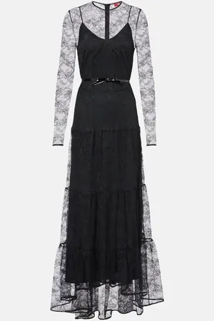 Max Mara Modane lace maxi dress