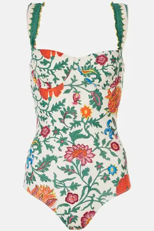 La DoubleJ Boop ruffled floral swimsuit