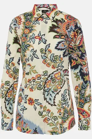 Etro Floral cotton-blend shirt