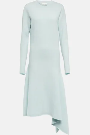 Jil Sander Wool midi dress