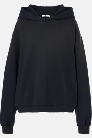 Acne Studios Logo cotton-blend jersey hoodie
