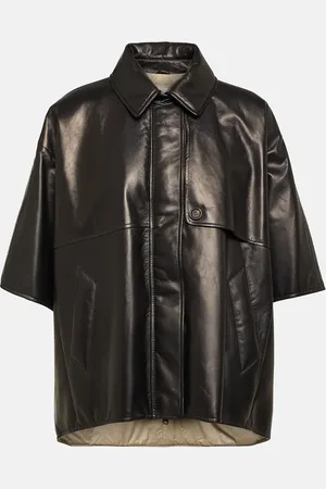 Brunello Cucinelli Leather overshirt