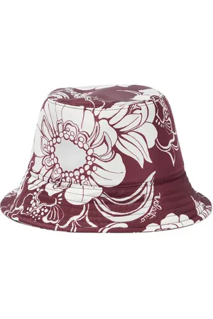 VALENTINO Street Flowers silk bucket hat