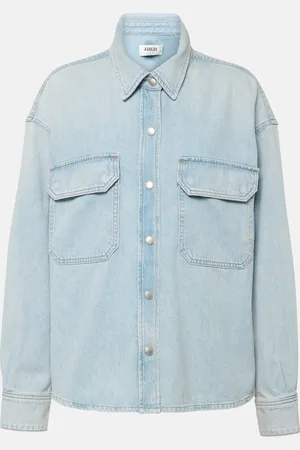 AGOLDE Gwen Slice denim shirt