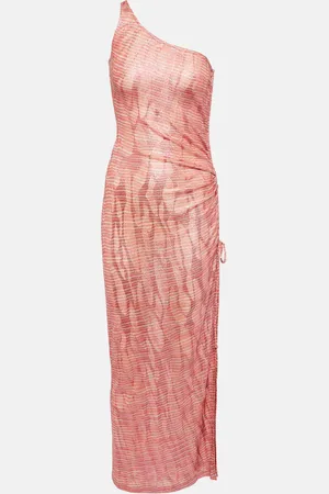 Missoni Jacquard one-shoulder maxi dress