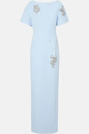 Safiyaa Lacin crystal-embellished cocktail dress