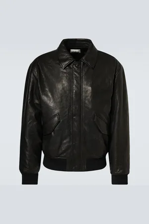 Saint Laurent Leather bomber jacket