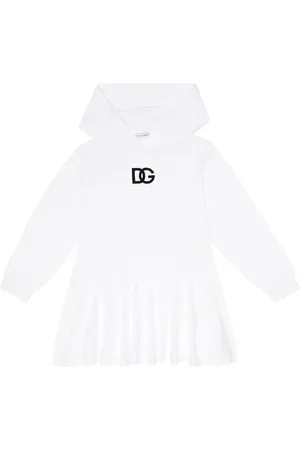 Dolce & Gabbana DG cotton-blend hooded dress