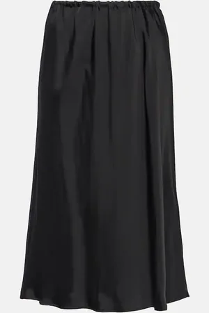Jil Sander Satin midi skirt