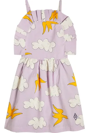 The Animals Observatory Dragonfly printed cotton dress