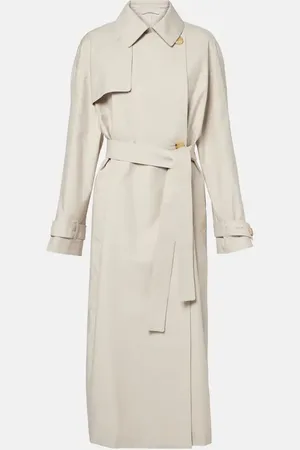Max Mara Strench cotton-blend twill trench coat