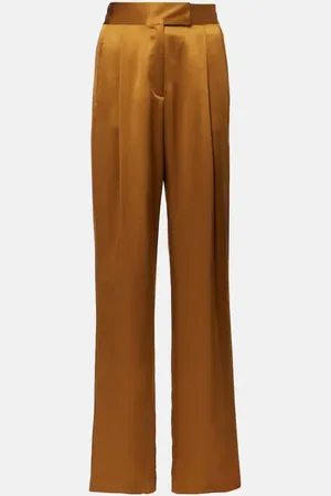 The Sei High-rise silk satin wide-leg pants