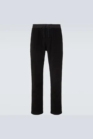 Saint Laurent Cotton velvet sweatpants