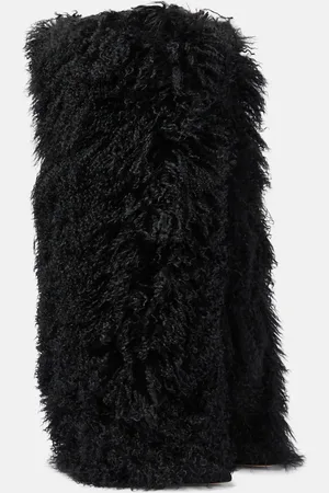 PARIS TEXAS Shearling fur boots