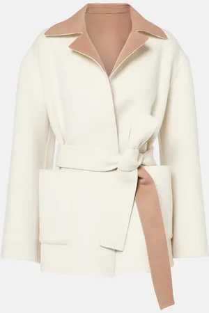 Joseph Arnold wool, cashmere, and silk wrap coat