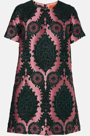 La DoubleJ Mini Swing jacquard minidress