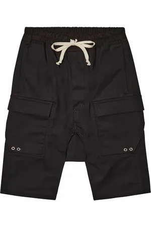 Rick Owens Pods cotton-blend cargo Bermuda shorts
