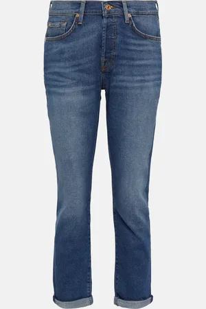 7 for all Mankind Josefina mid-rise slim jeans