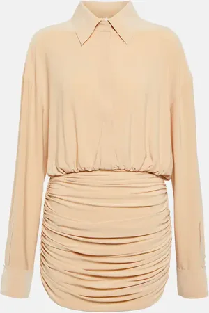 Norma Kamali Shirred minidress