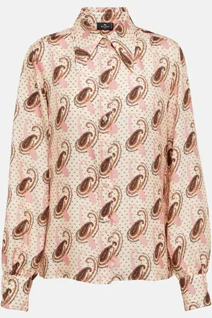 Etro Printed silk shirt