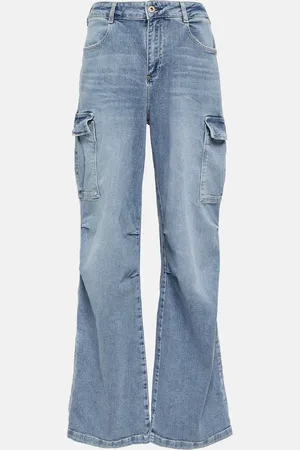AG Jeans High-rise wide-leg cargo jeans