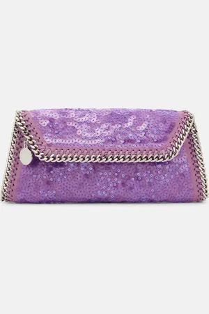 Stella McCartney Falabella sequined clutch